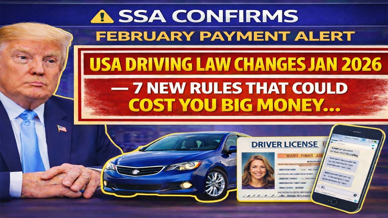 2026 Driving Law Alert USA | 7 New Violations | How Drivers Are Losing Money Fast