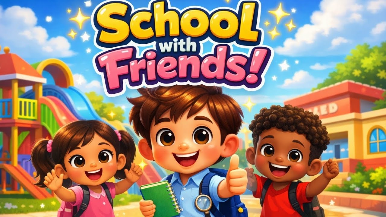 School with Friends 🎒✨ | Fun Learning Song for Kids | Smart Explorer Kid