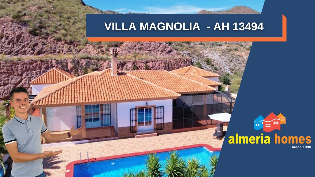 SOLD! Villa for sale in Arboleas with a 10x5m pool / Villa Magnolia - AH13494