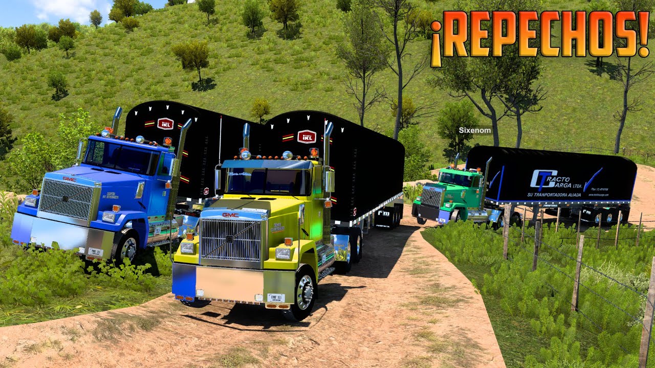 ¡PEGADOS EN DERRUMBES Y REPECHOS EN CONVOY POR COLOMBIA! | American Truck Simulator