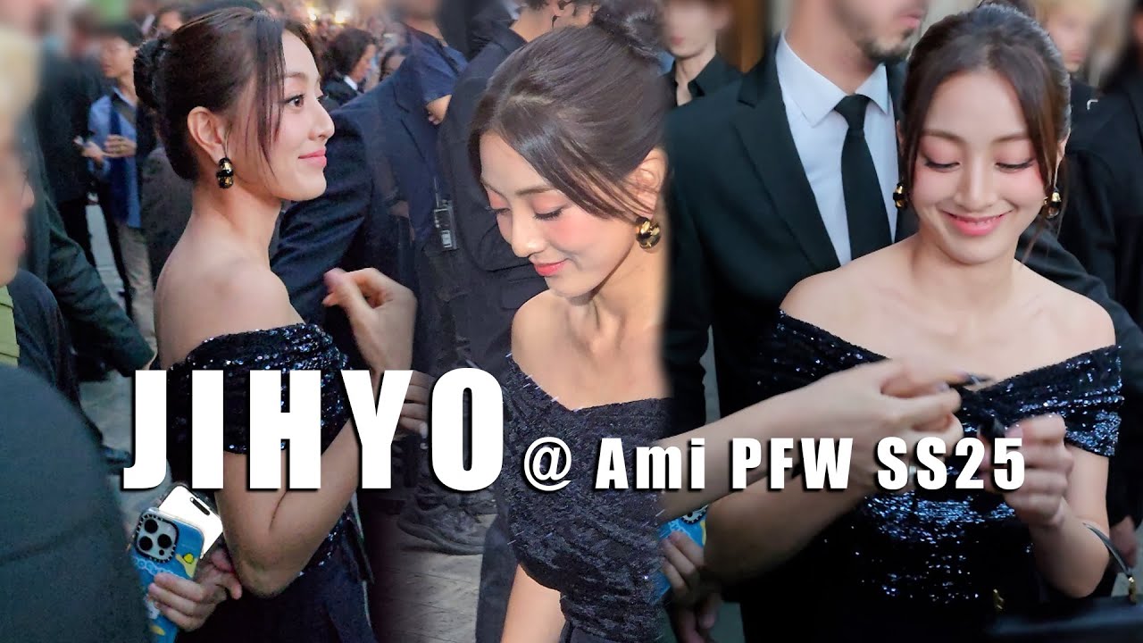 JIHYO (TWICE) @ Ami Paris fashion show SS25 240620