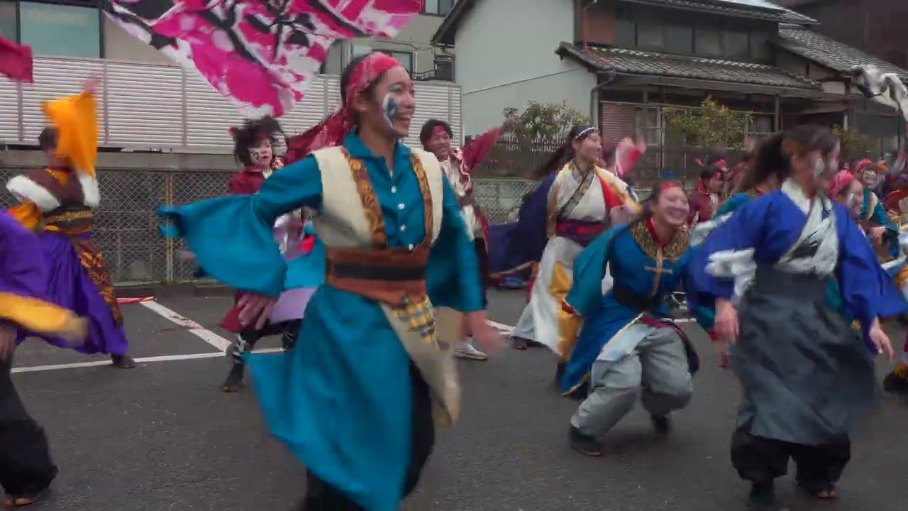 2025.12.14〖京炎そでふれ！咲産華〗瑞浪バサラカーニバル 浪花駐車場会場