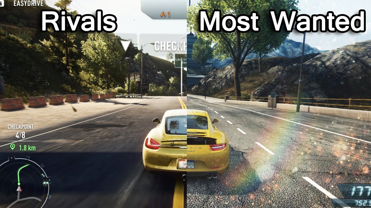 Need for Speed Rivals vs Need for Speed Most Wanted 2