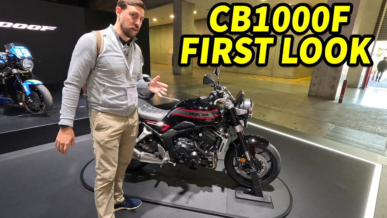 Первый взгляд на новый Honda CB1000F и концепты // Прямая трансляция с JMS 2025