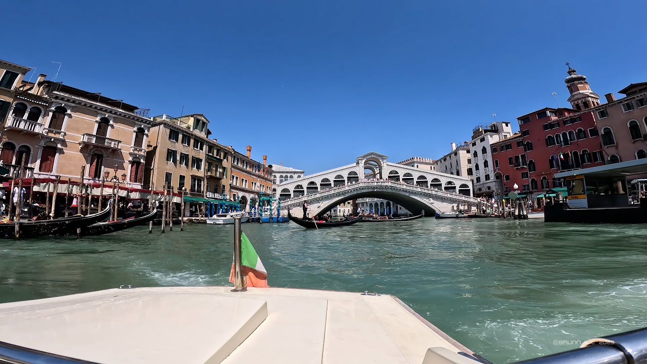 Flug nach Venedig 4K