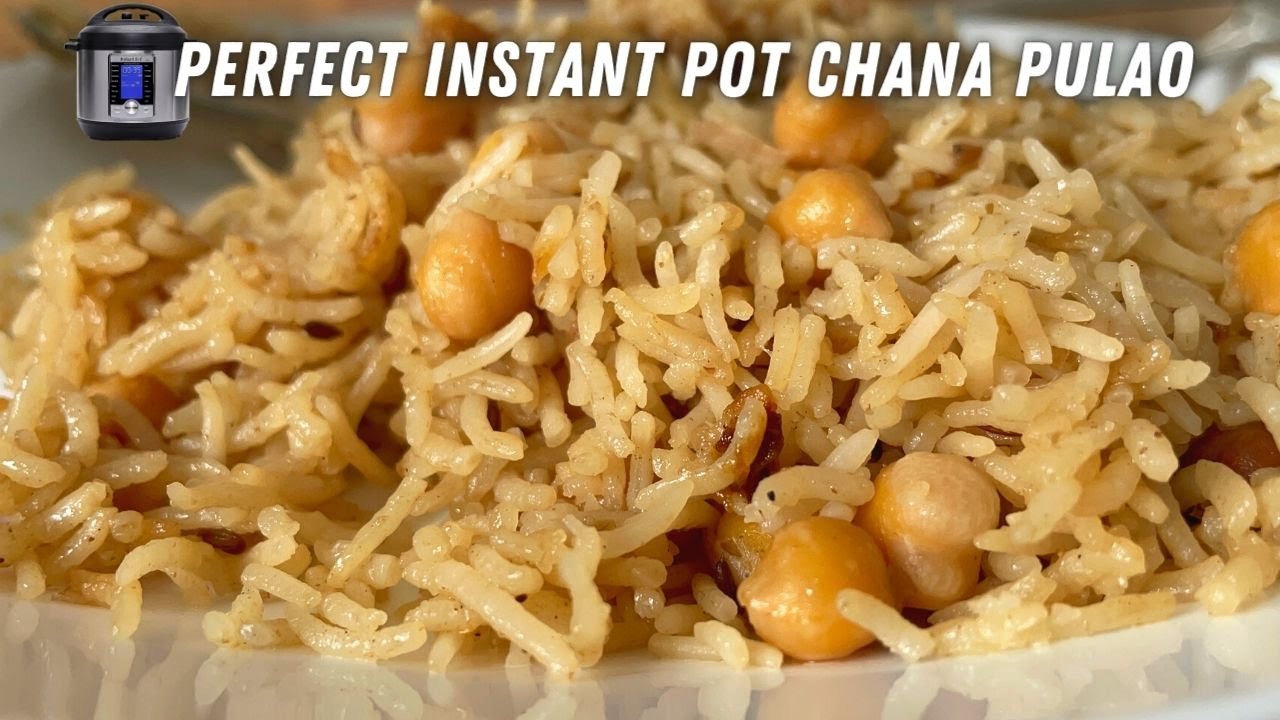 Как приготовить Чанна Пулао в мультиварке Instant Pot | Быстрый и простой плов из нута в мультива...