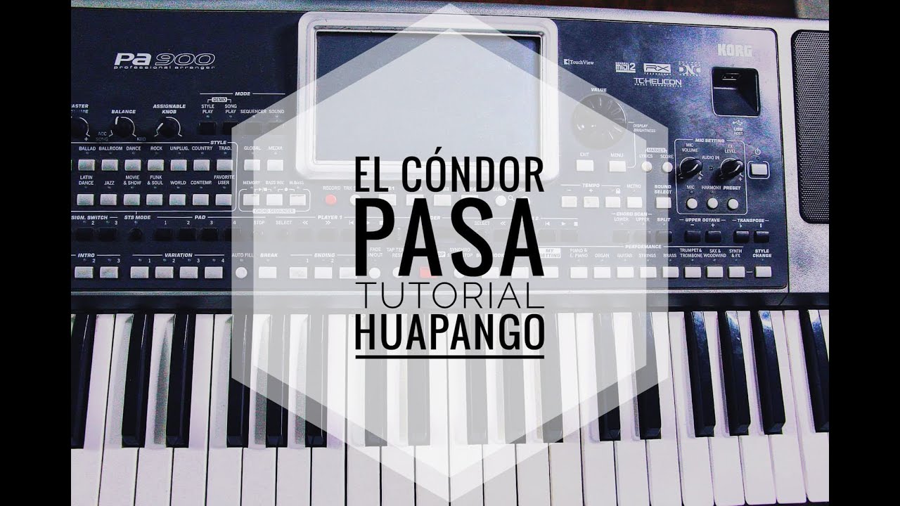Condor Pasa Huapango Tutorial Teclado