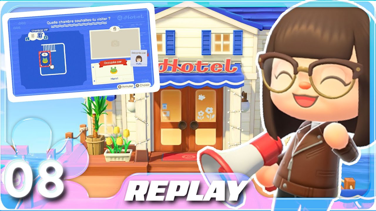 ╰➤Suite MAJ : Hotel et amélioration graphique !〖Animal  Crossing New Horizons〗 ▌#08