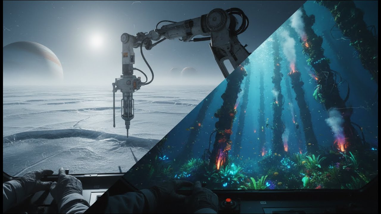 Watching Dark Ocean Become Glowing Forest (100 Days)