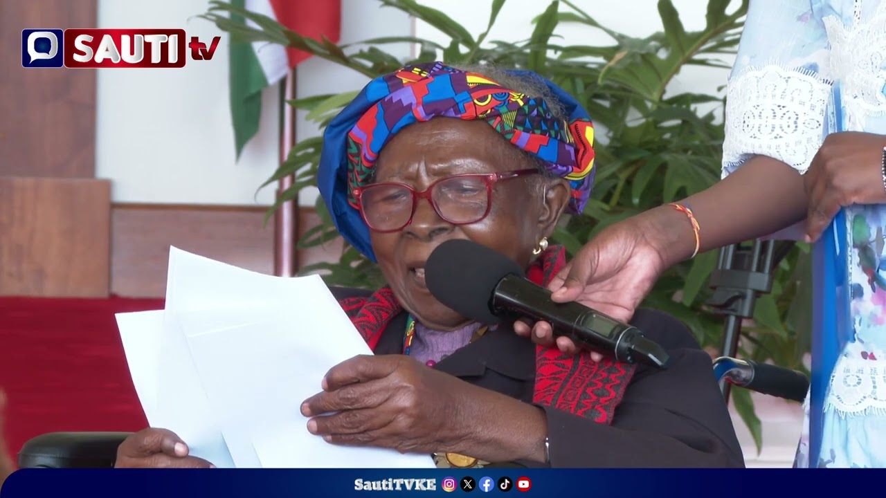 Eddah Gachukia, Riara University’s Founder Moving Speech infront of President Ruto, Raila Odinga