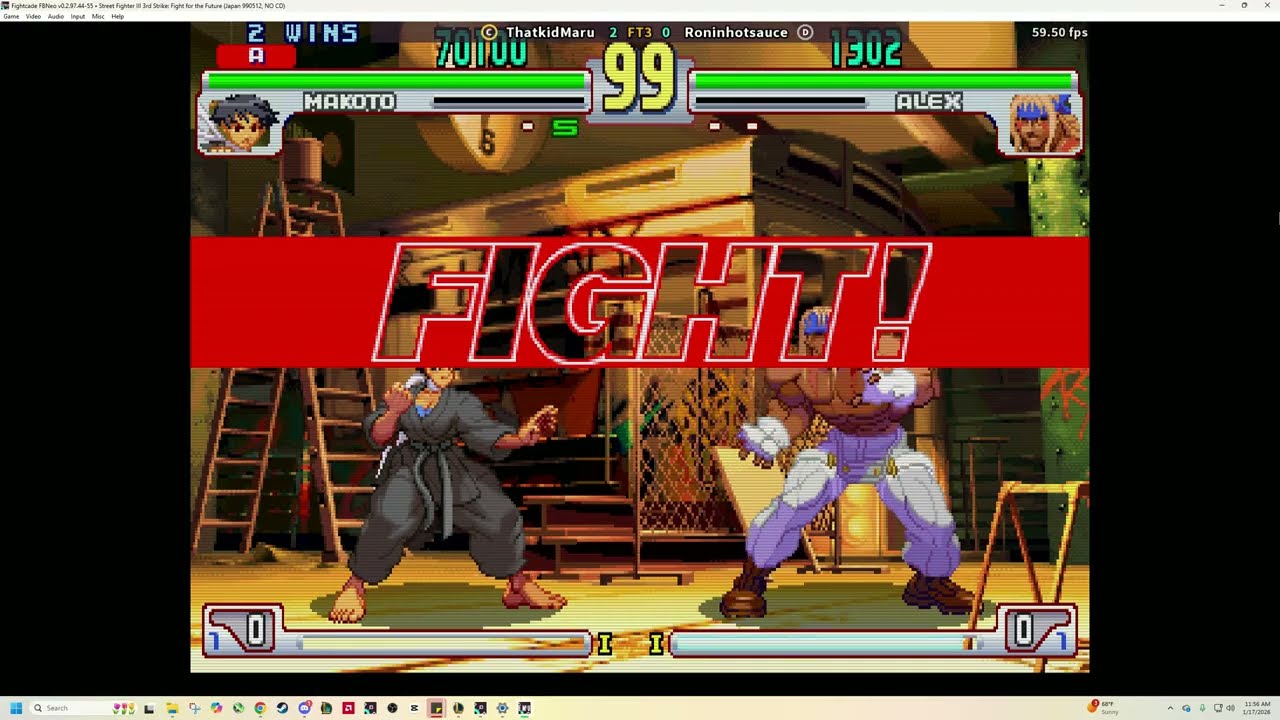 Alex vs Makoto