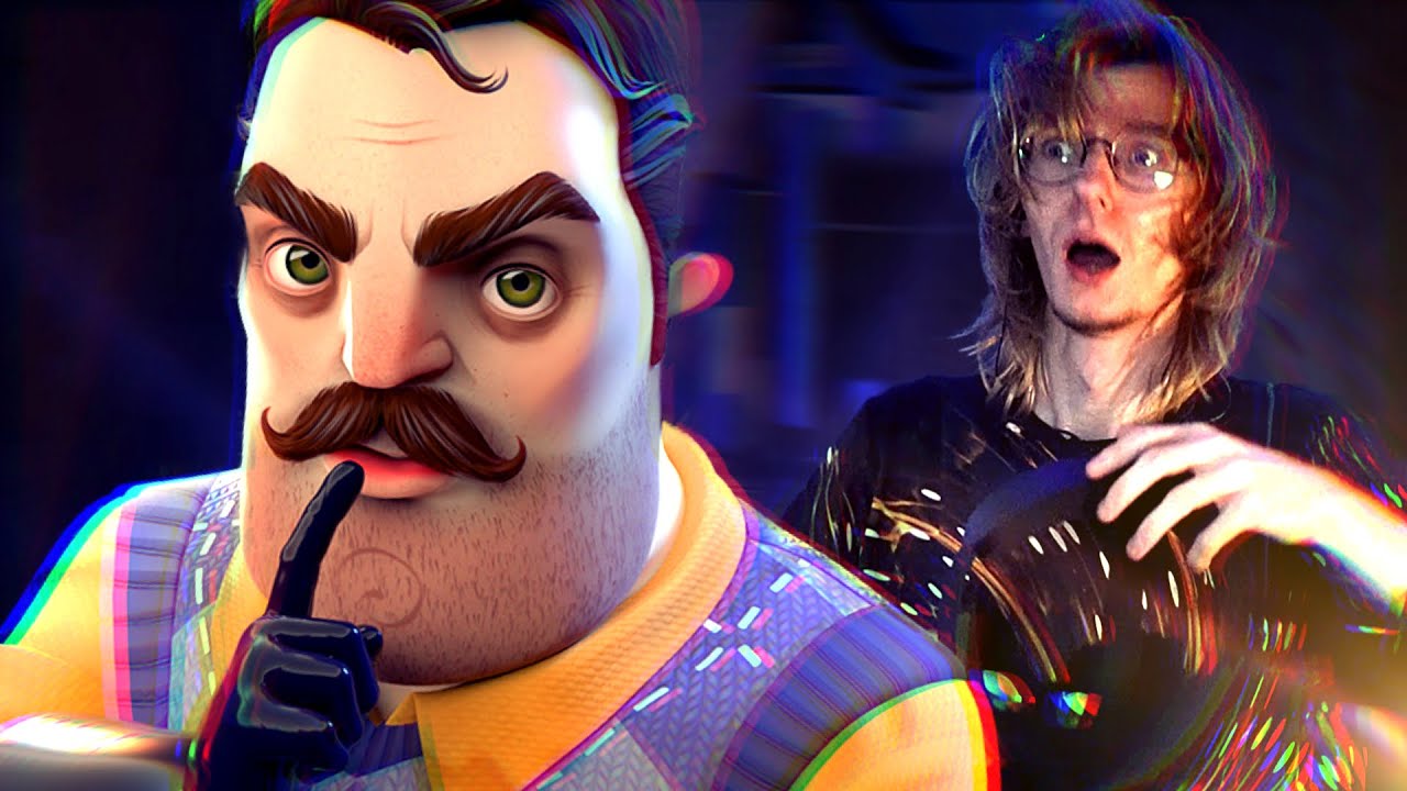 PRAWIE NARZYGAŁEM NA DYWAN O.o CHYBA WORTH? | Hello Neighbor VR: Search And Rescue #1