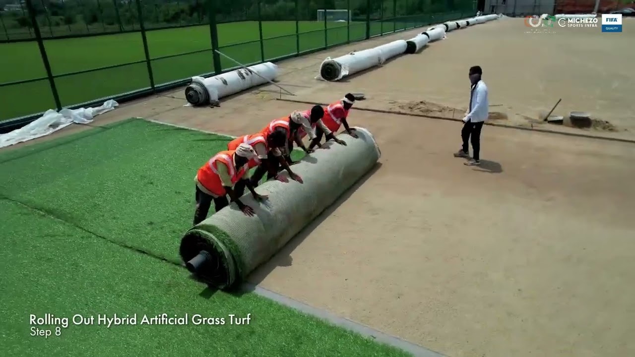 Football Turf Construction Step by Step Process | How to build a FIFA Quality Football Pitch