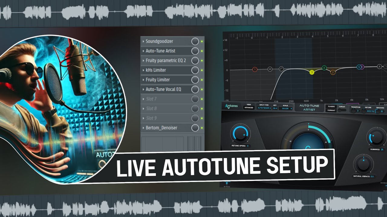 ЗАПИСЬ ЖИВОГО ВОКАЛА с помощью Autotune Antares [настройки + бесплатный пресет FL]