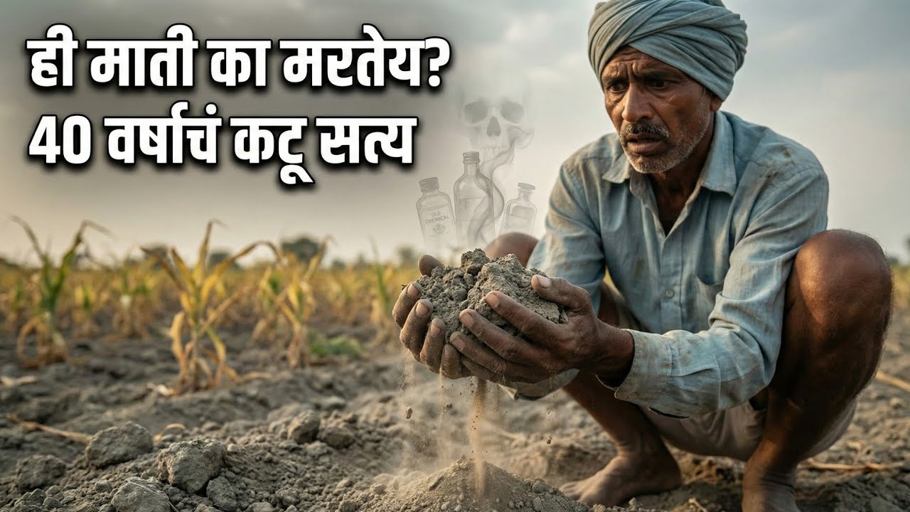 महाग खत असूनही उत्पादन कमी का? माती जिवंत करण्याचं शास्त्र | खतांचा नशा लागलेली माती! (बंजर  जिवंत)