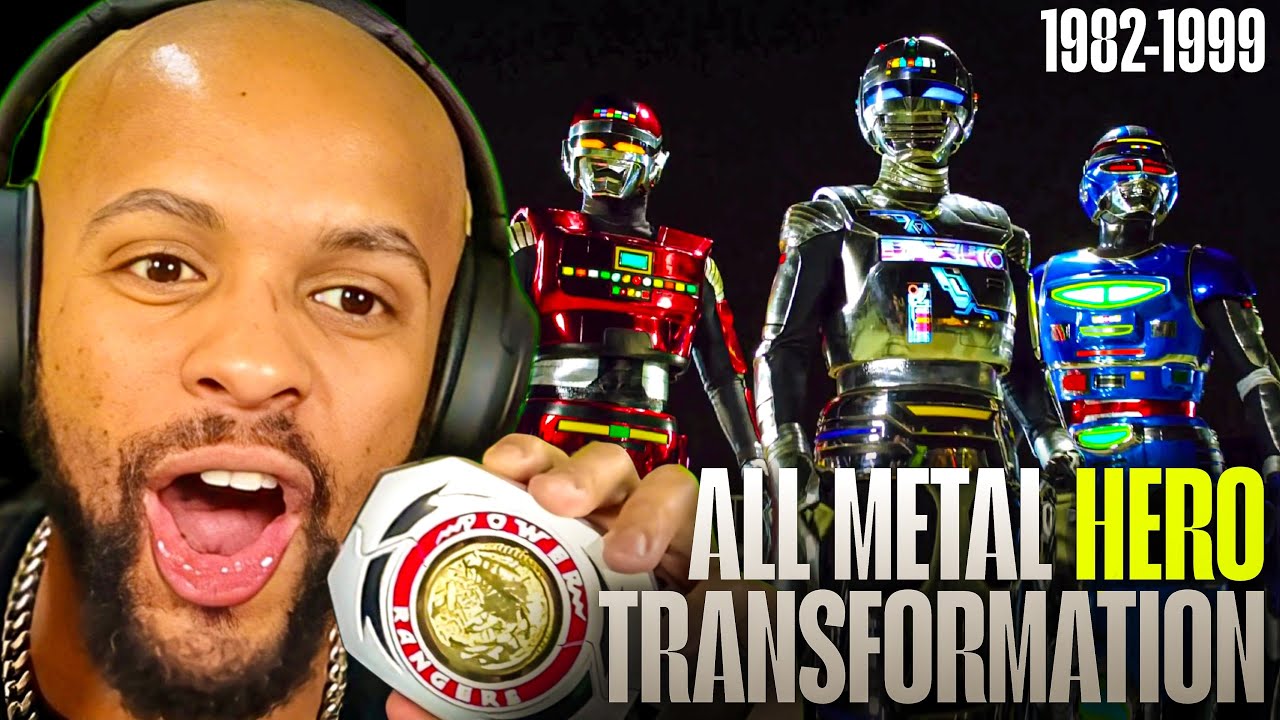 Power Rangers Fan Reacts To All Metal Heroes Transformations & Special Attacks (1982-1999)!