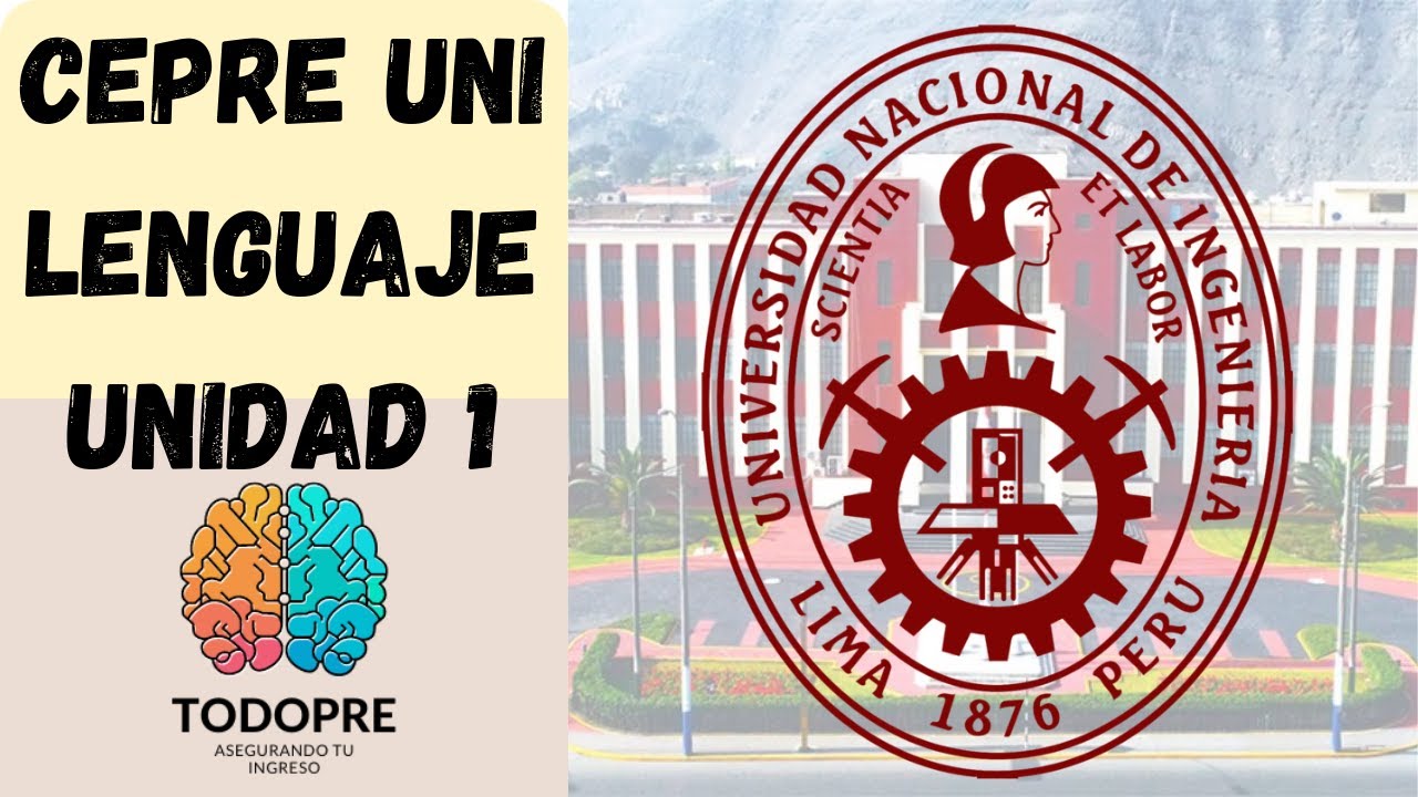 CEPRE UNI - LENGUAJE - SEMANA 1 - COMUNICACIÓN Y LENGUAJES, USO DE LAS MAYÚSCULAS I - ADMISIÓN UNI