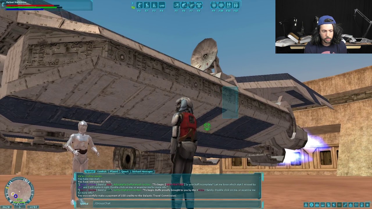 Star Wars Galaxies SWGEmu Intro Gameplay