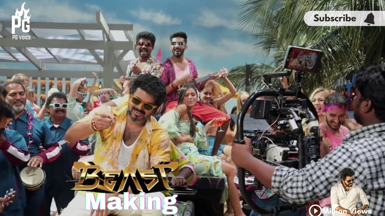 Beast movie making scene | பீஸ்ட் movie behind scene