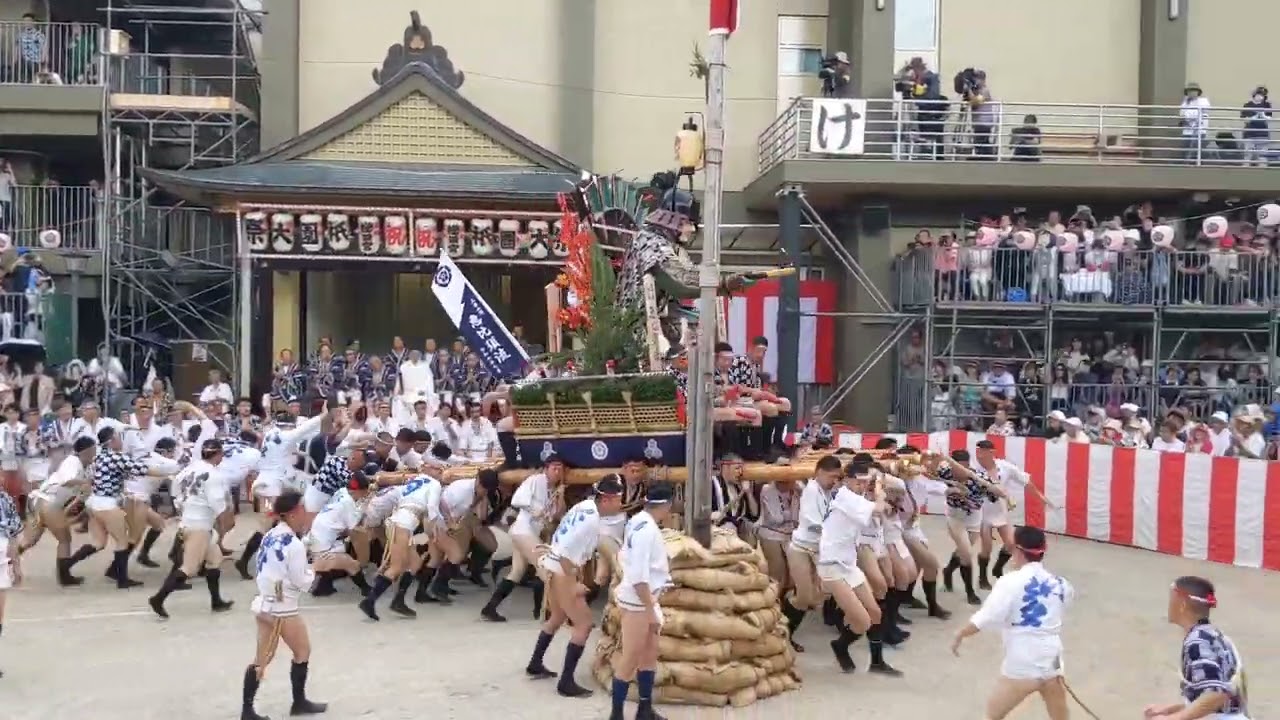 2025年博多祇園山笠『追い山笠馴らし～櫛田入り～桟敷席『う』席視点』（2025.7.12）