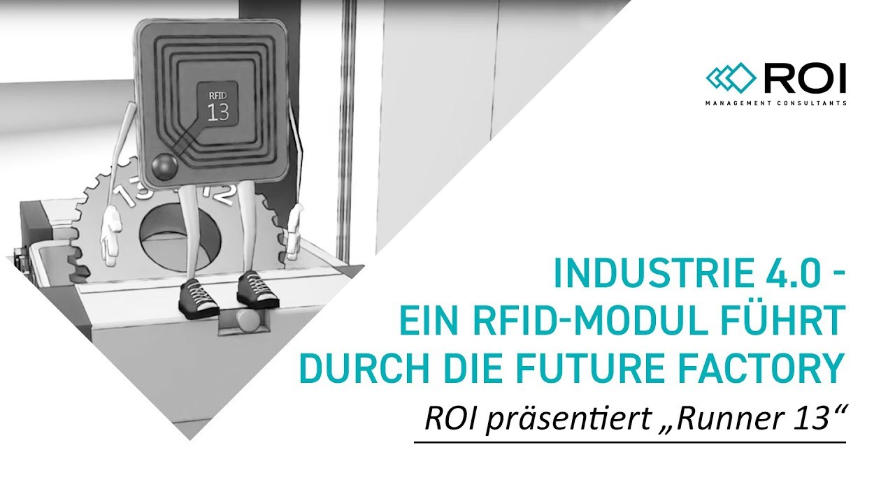 Industrie 4.0 - Ein RFID-Modul führt durch die Future Factory