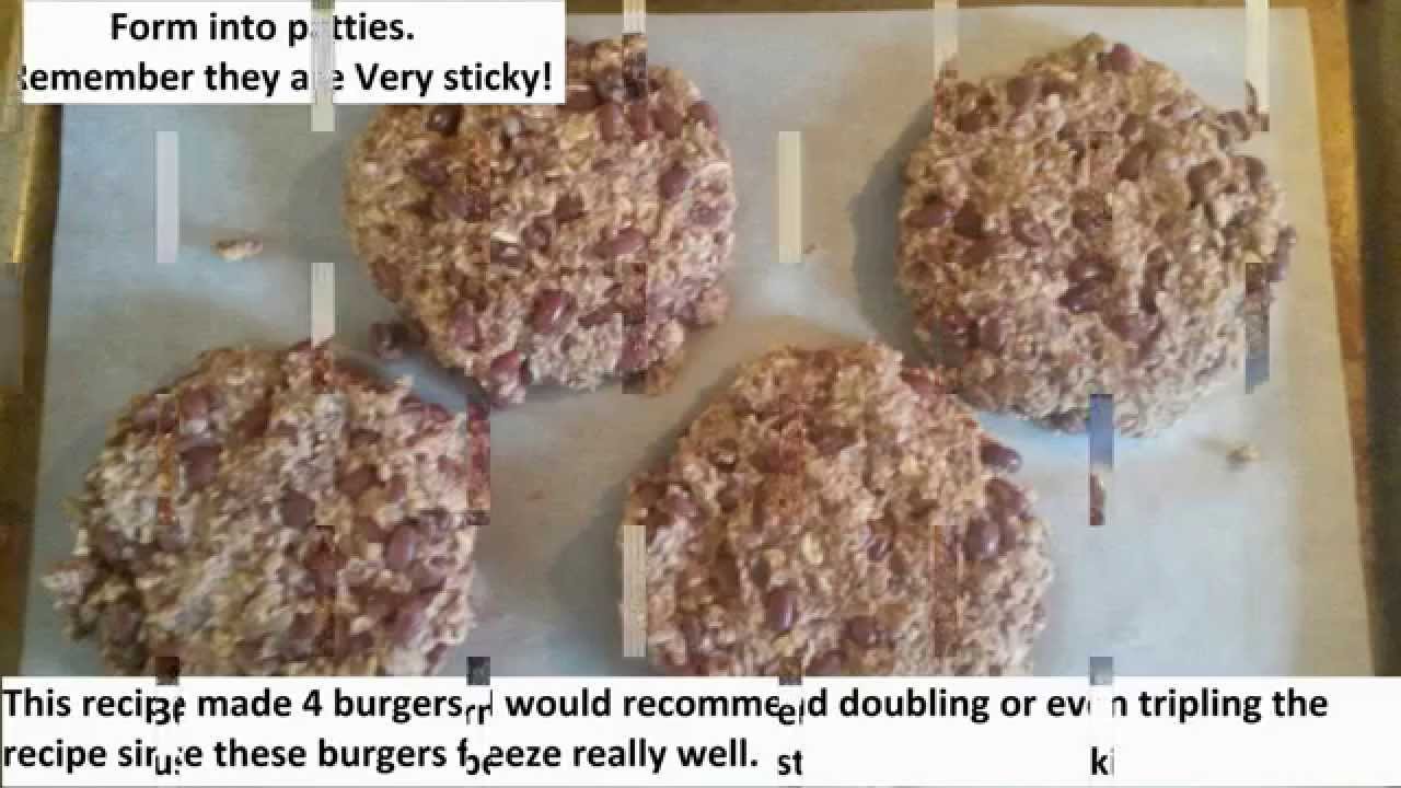 Vegan Adzuki Bean Burger
