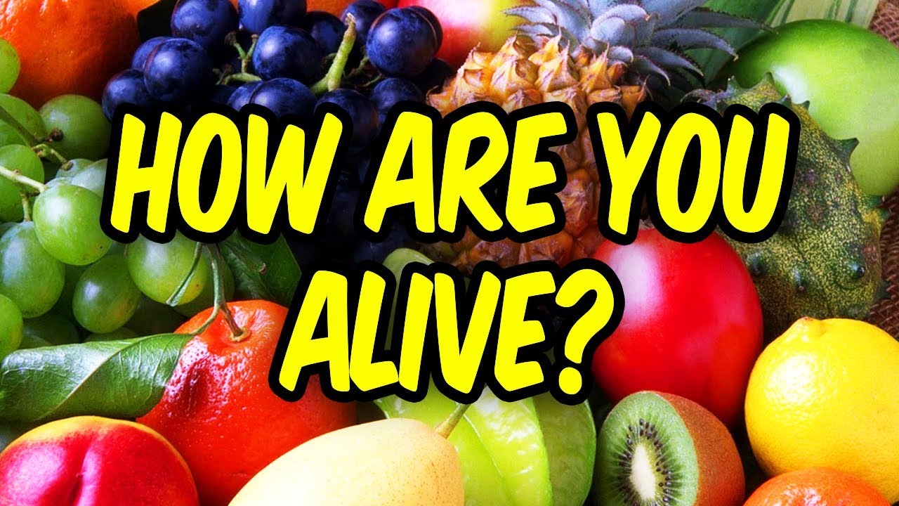 This guy doesn't eat fruit