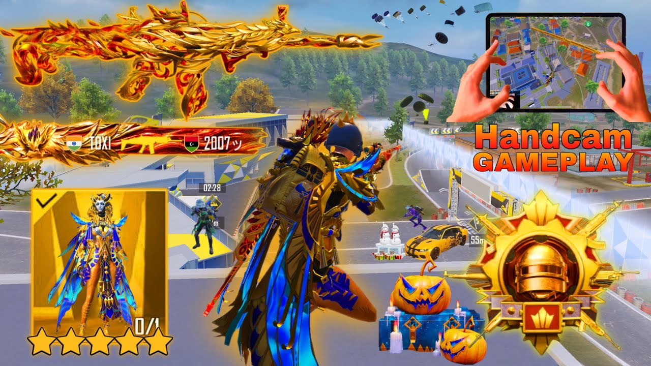 OMG 😱 MY BEST GAMEPLAY with HANDCAM+IPAD+6 Fingers🔥PUBG MOBILE 