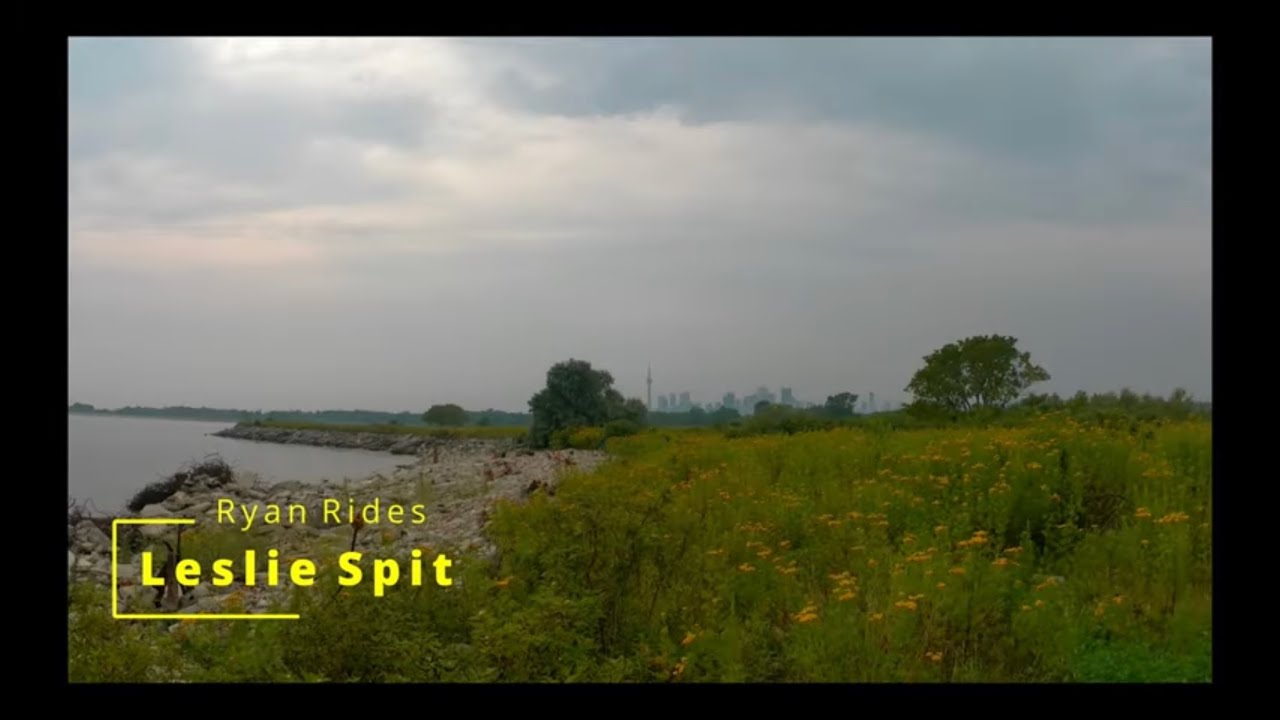 Bicycle Ride Leslie Spit Toronto August 8