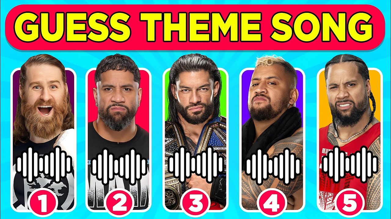 WWE Theme Song Quiz 🎶✅🎤 Can You Guess Them All? CHALLENGE YOU