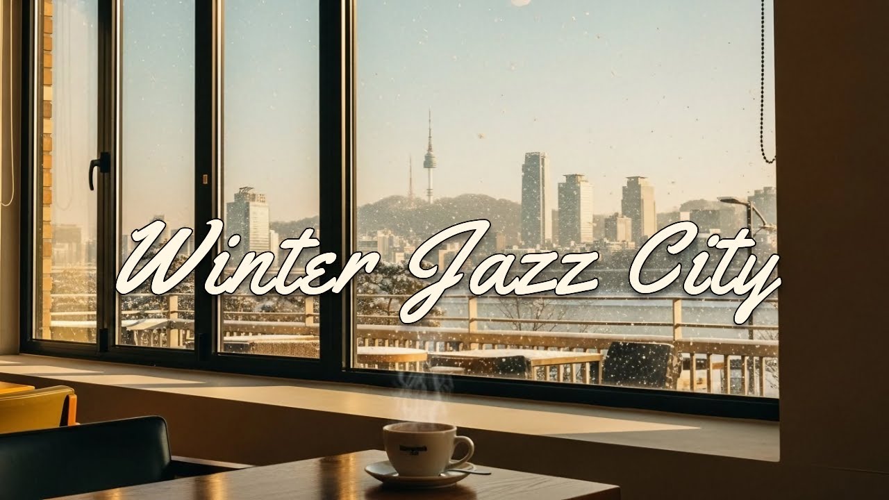 🎧𝑷𝒍𝒂𝒚𝒍𝒊𝒔𝒕/ Winter Jazz City❄️☕ |  따뜻한 겨울 재즈 — 하루 종일 틀어놓기 좋은 플레이리스트 #카페음악 #노동요
