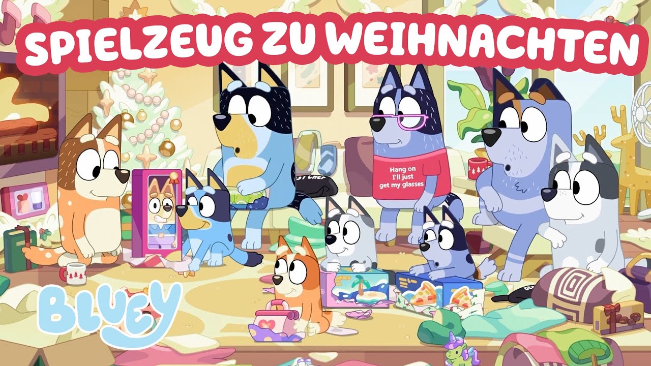 Bluey Spielt zu Weihnachten mit Spielzeug! 🎅 | Ganze Folgen 🎁 | Bluey - Deutsch Offizieller Kanal