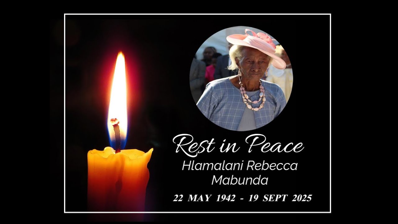 FUNERAL SERVICE OF THE LATE HLAMALANI REBECA MABUNDA