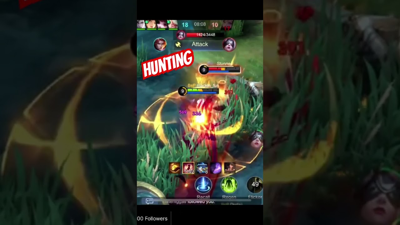 Hunting 😘😘 #mlbb #mobilelegends #mlbbshorts #streamer #mlbbstreamer