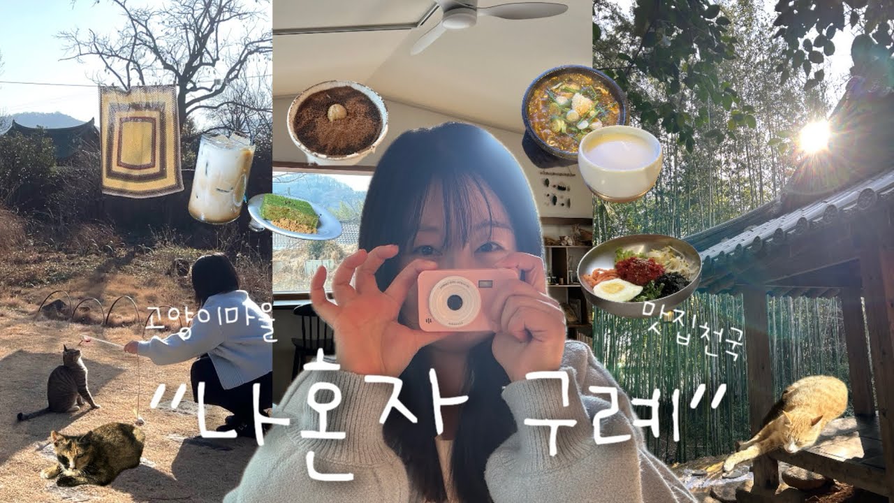 나 혼자 구례 2박3일 한국의 고양이마을 | 현재게스트하우스 • 쌍산재 • 무우루 • 텐텐치킨 • 행운분식 • 조단부부 • 텃밭