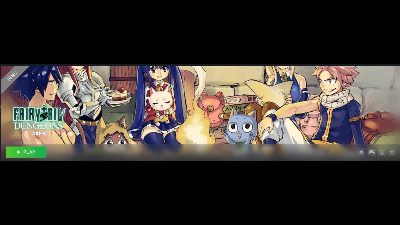 FAIRY TAIL: DUNGEONS (PC)(English) Demo / Tutorial Roguelike game