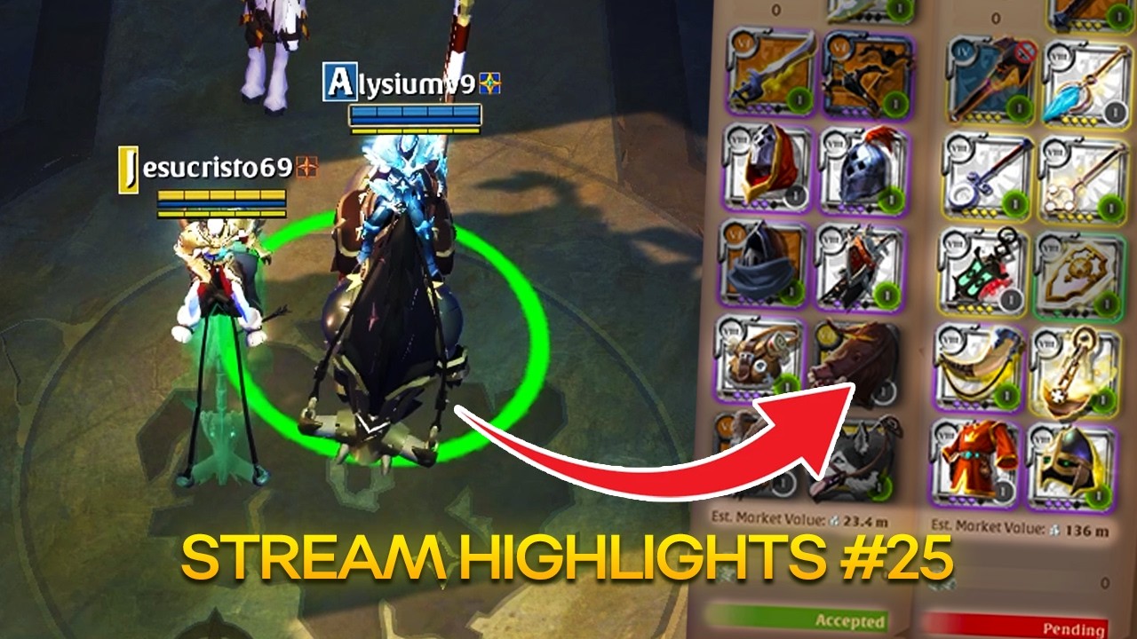 ME REGALÓ 400M DE SILVER PARA SORTEOS | Stream highlights #25 | Albion online