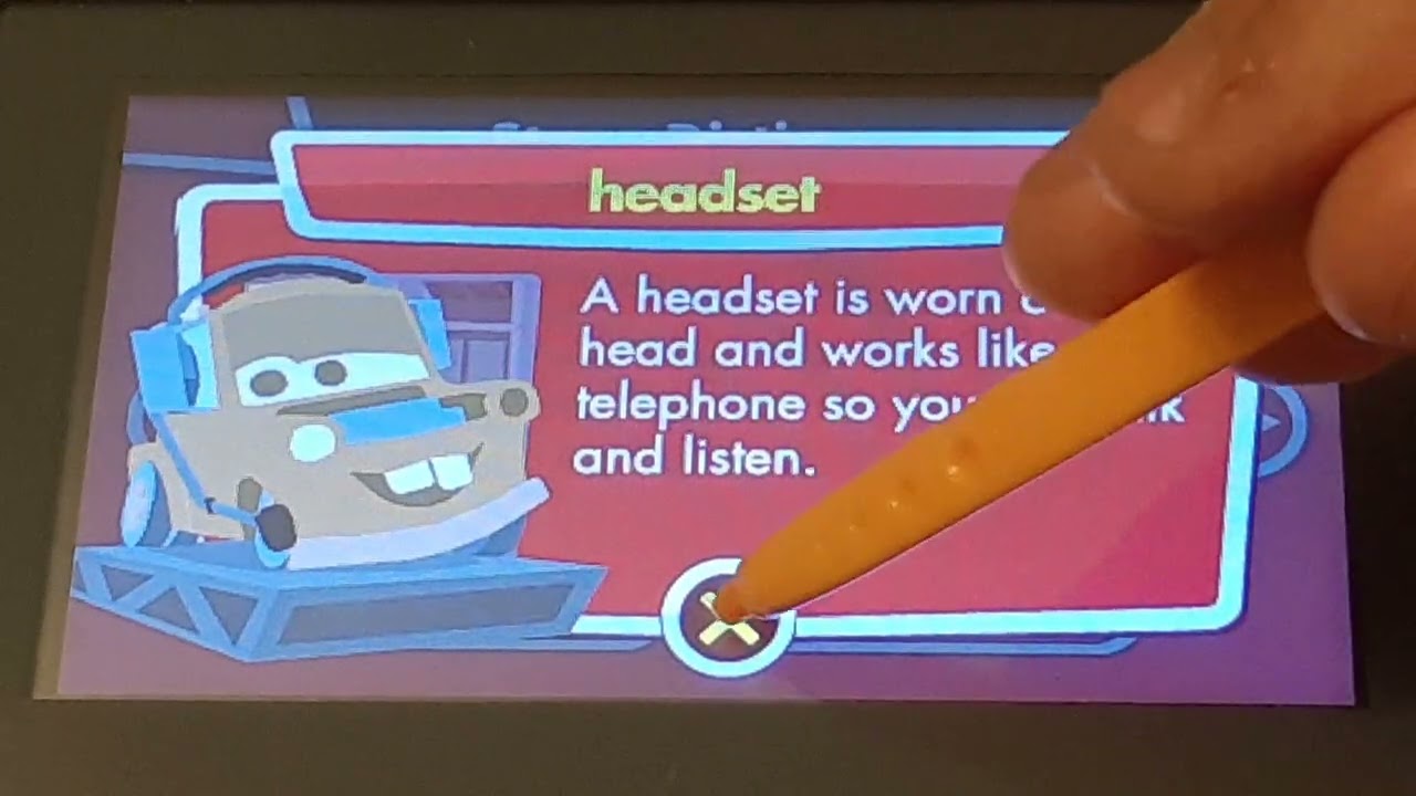 V reader Cars 2 Story Dictionary