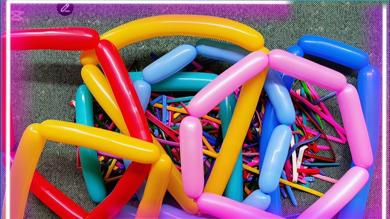 7 Shapes Balloon ASMR | Oddly Satisfying Long Balloons