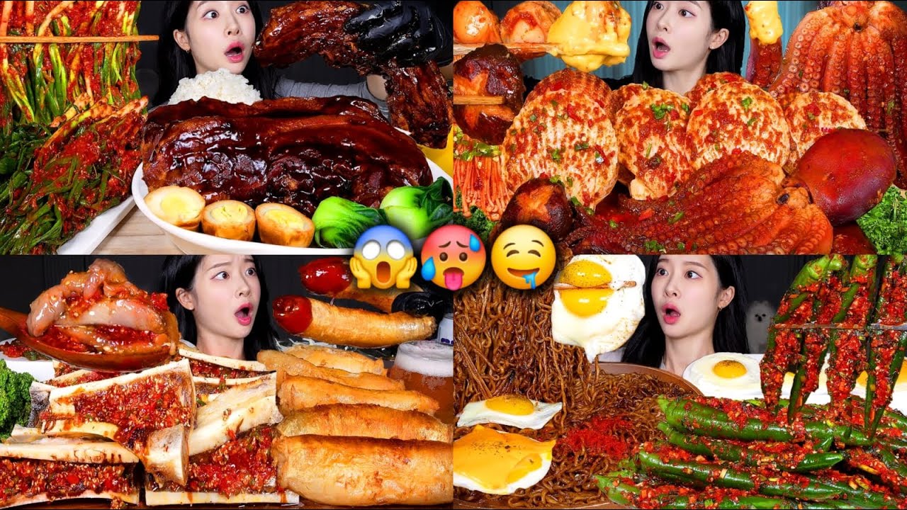 FUME ASMR Mukbang Compilation 🤤🔥 | Satisfying Spicy Noodles, Pork Belly & More!