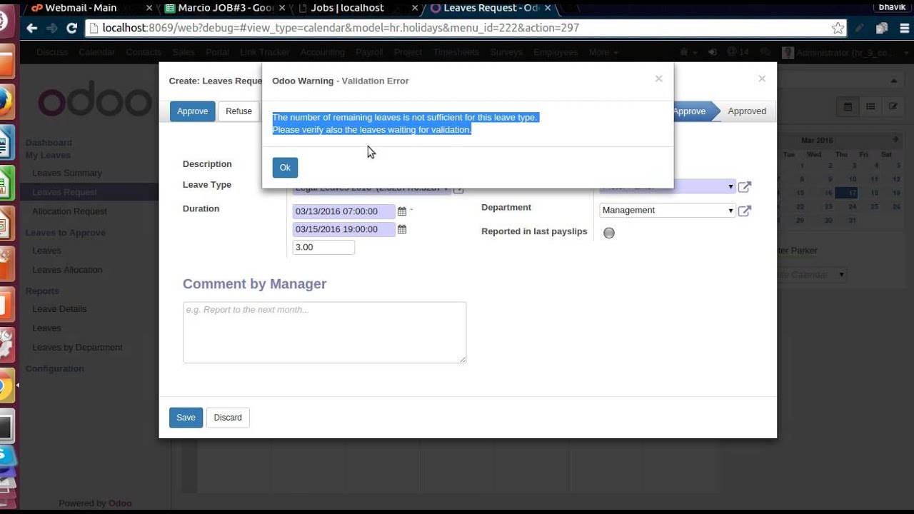 How to do Leave Balance Calculation | Odoo App Feature | Browseinfo #odoo #odooapp