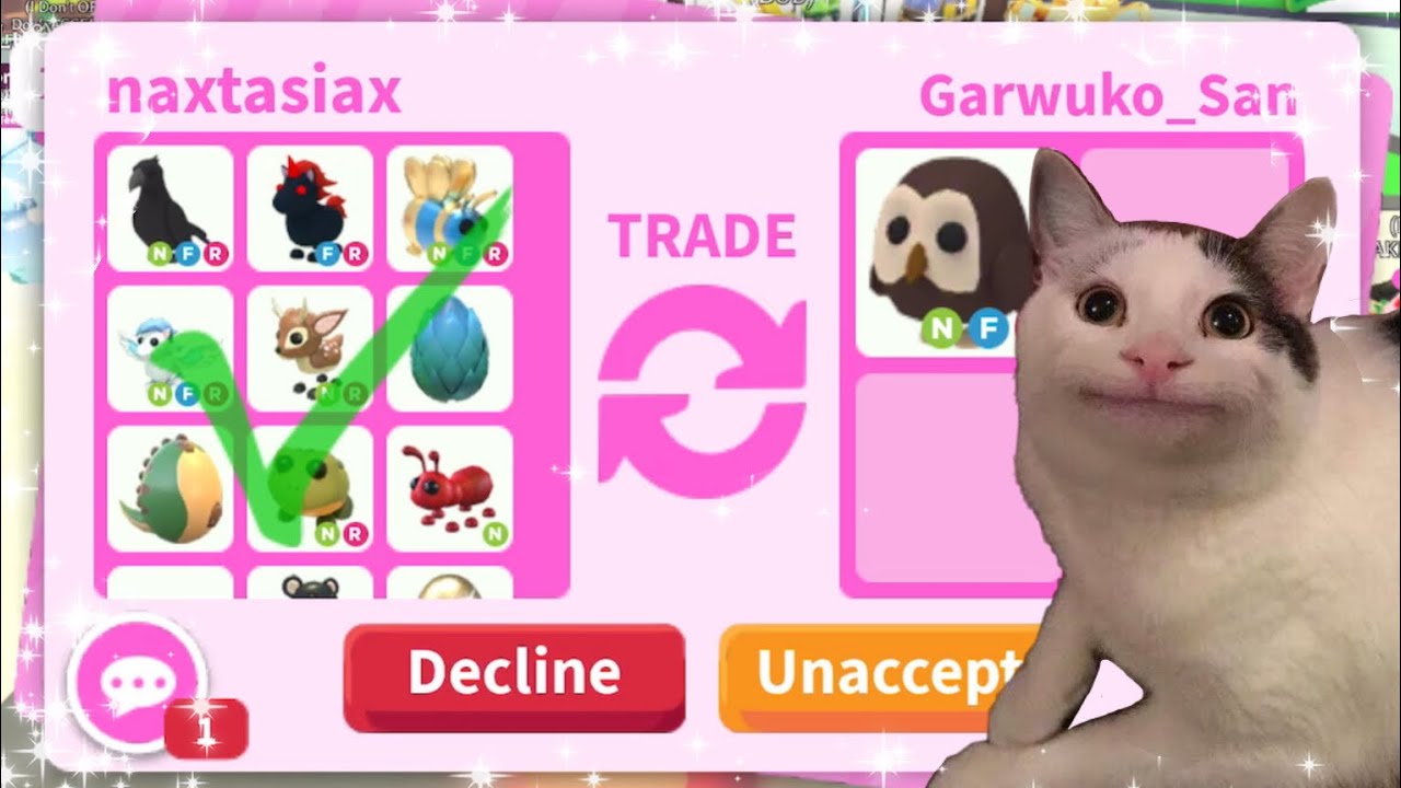 Trading In Adopt Me😨 BIG WIN RICH TRADES!