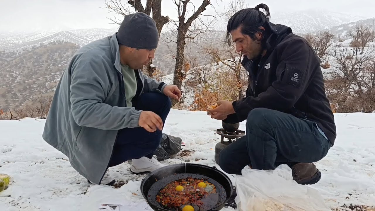 Cooking in the Snow on a Mountain Summit! ❄️⛰️ | Ultimate Winter Adventure