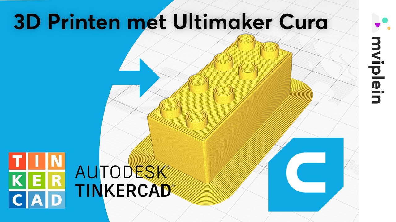 Van Tinkercad naar 3D printen met Ultimaker Cura
