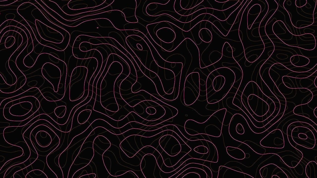 Pink Abstract wave pattern | Footage | 1 hour 4k background