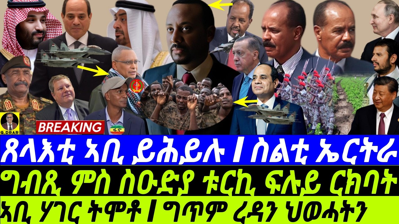 @gDrar Sep18 ጸላእቲ ኣቢ ይሕይሉ I ስትራተጂ ኤርትራ I ግብጺ ስዑድያ ቱርኪ I Egypt, Eritrea & Saudi Align | All vs Abiy