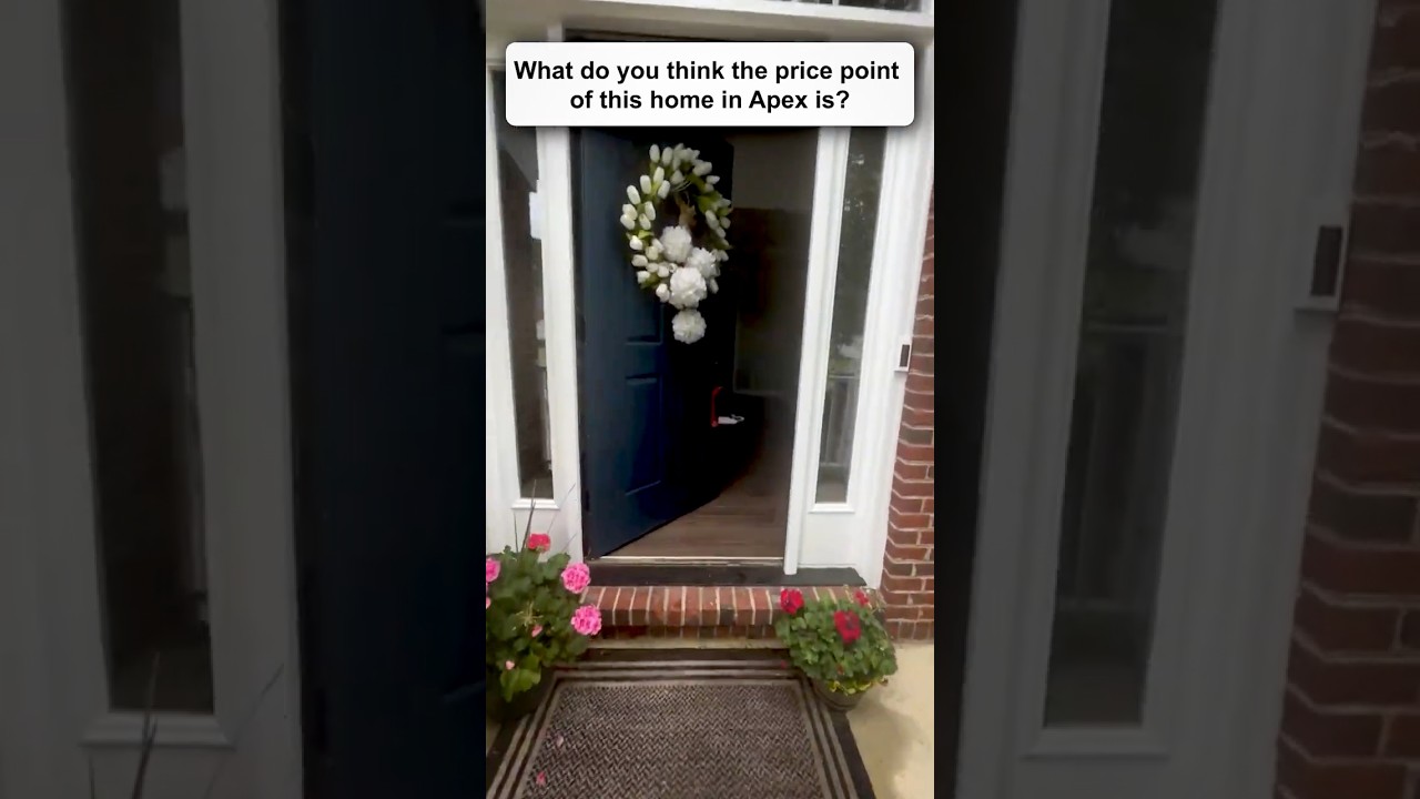 How Much for THIS House in Apex?! 🤯 #shorts #apexnc #homebuyingtips