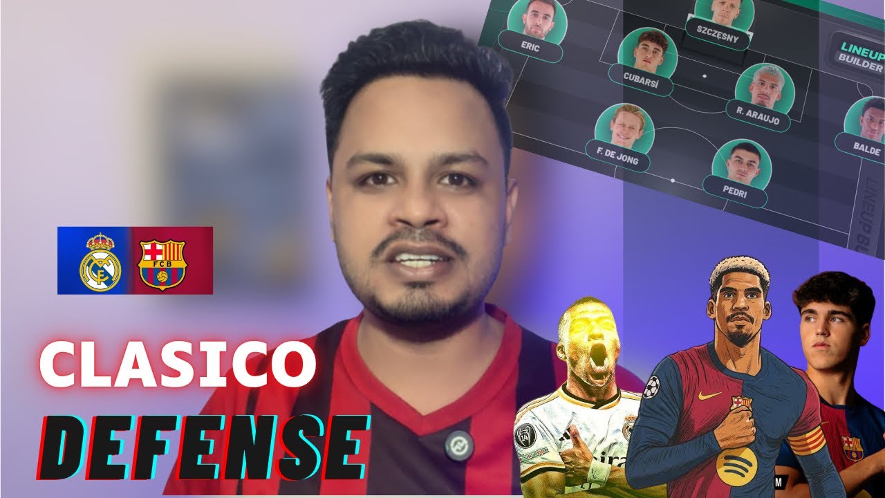 ক্লাসিকোতে এমবাপ্পের স্পিডের বিপরীতে সমাধান Araujo?
