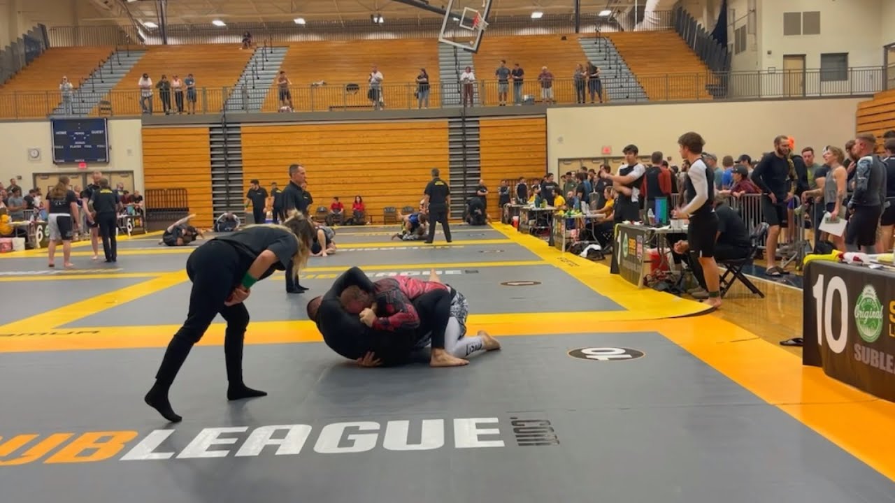 Ultra Heavyweight White Belt Wins First No Gi Match By Points SubLeague Oregon Open 2022 Beginner