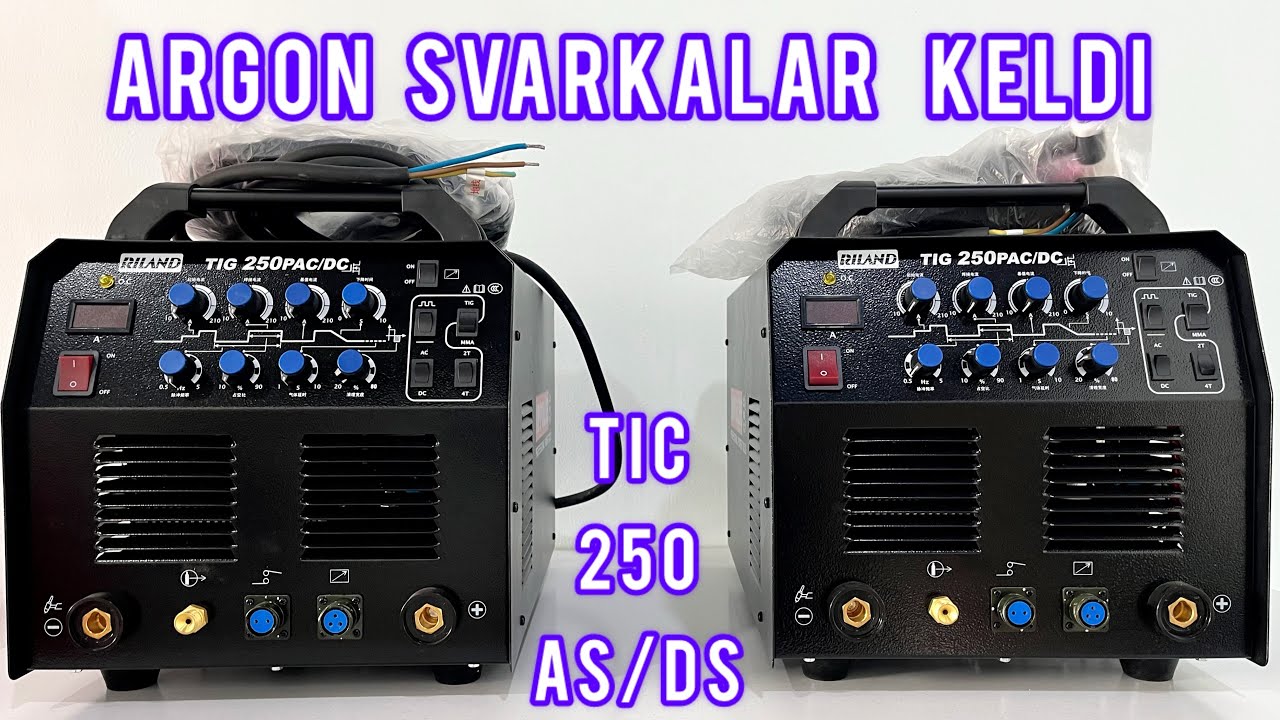 ARGON SVARKA APARATLARIMIZ KELDI